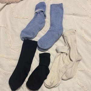 Women’s Assorted Color Socks Set (Boot socks, high socks)